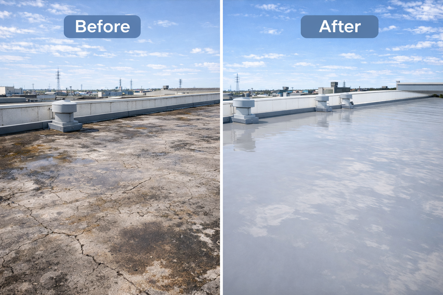 防水ビフォーアフター